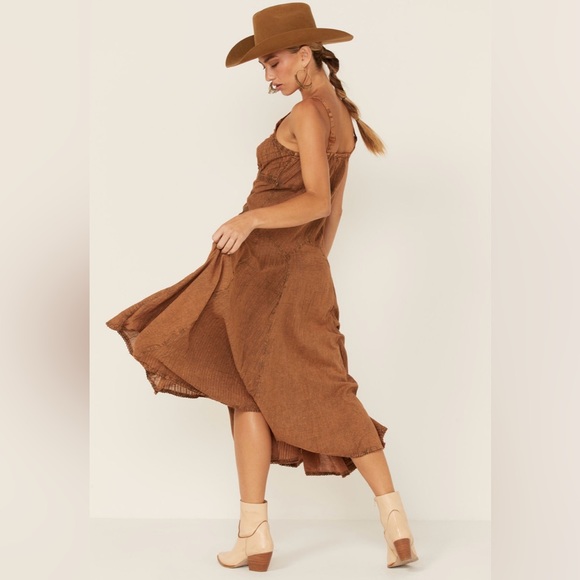 SCULLY WOMEN'S LONG SPAGHETTI STRAP DRESS - Picture 3 of 8